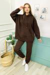 158899 Oversize Sardonlu Sweat Takim